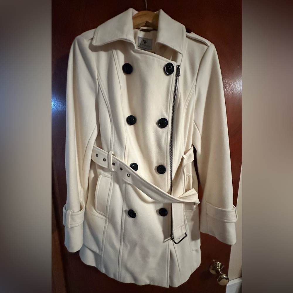 Double Breasted Wool Over-Coat